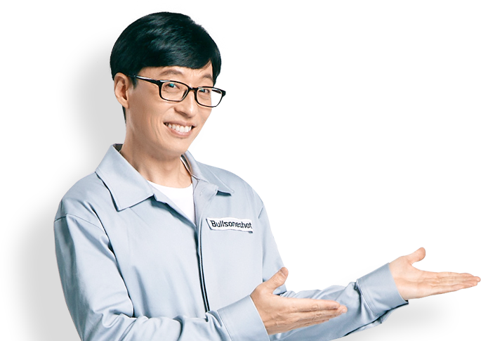 불스원샷 모델 유재석